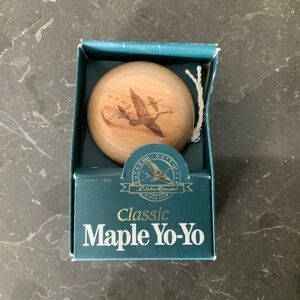 Eddie Bauer Wooden Yo-Yo, Original Package, with booklet.